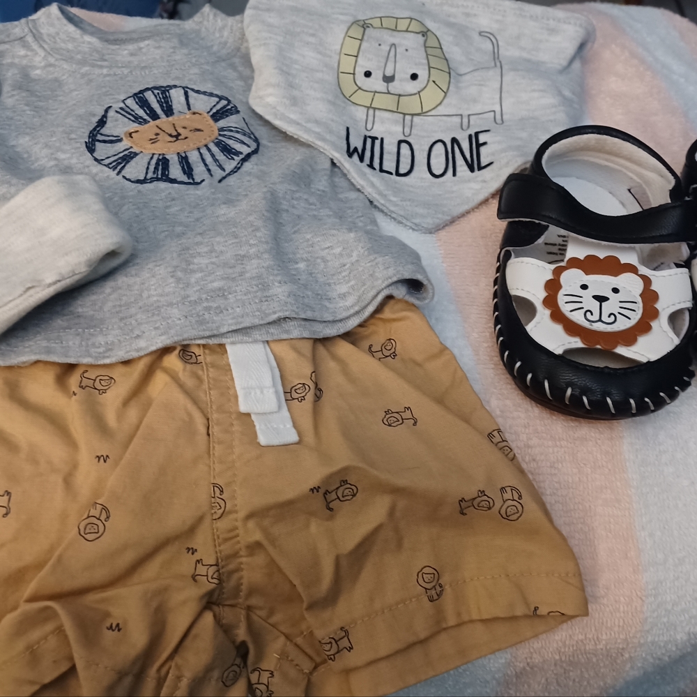 5 piece newborn boy outfit
